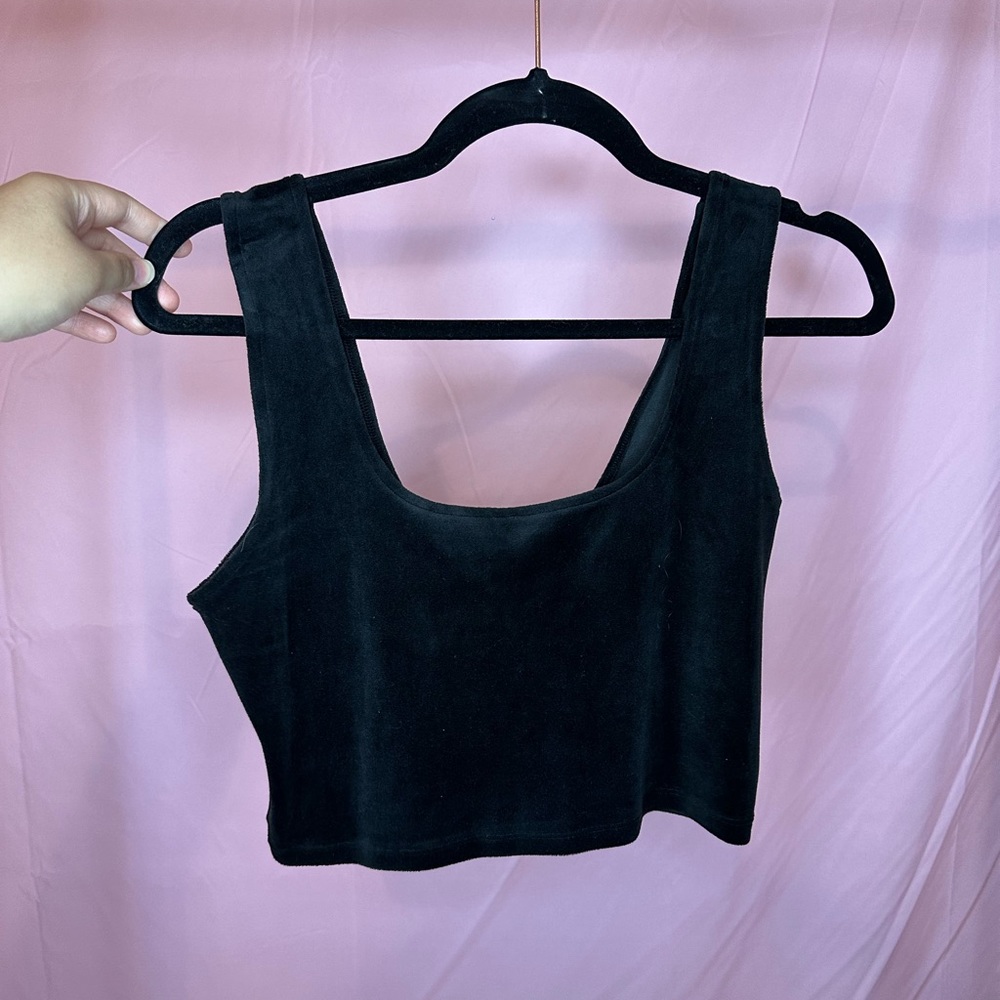 Black Velvet Top